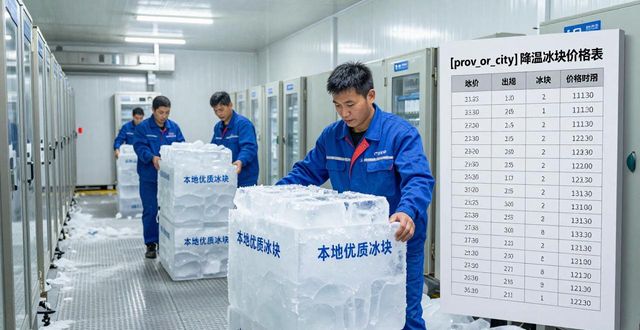 阳江降温冰块多少钱一吨？本地制冰厂报价来了